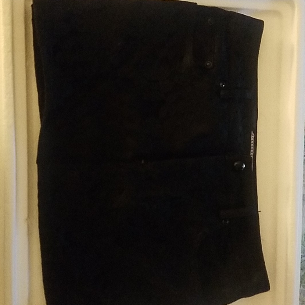 Black lace mini